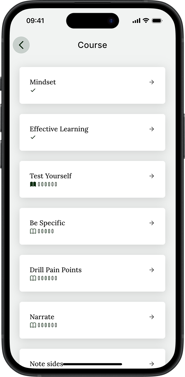 Moventum Deliberate Practice Course Modules